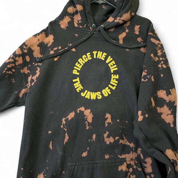 Black Tie-Dye Pierce The Veil Brand New Size XL - Picture 1 of 4